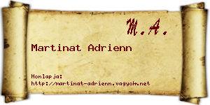 Martinat Adrienn névjegykártya